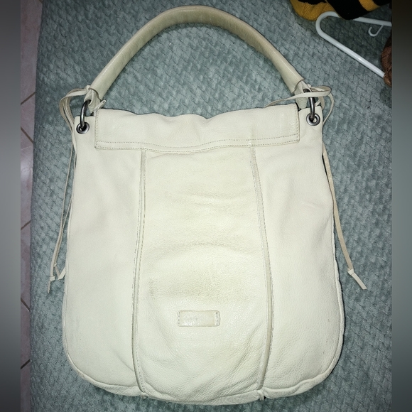 Christopher Kon Alanna Cream Colored Hobo Leather Bag - Picture 15 of 16